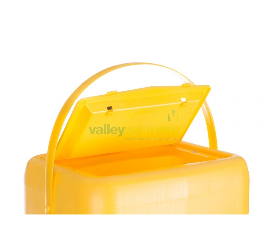 Sharps Bins 35 Litre With Yellow Lid Valley Northern Limited